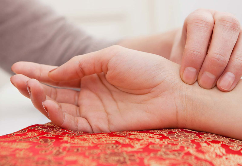 Traditional Chinese pulse diagnosis involves assessing the pulse at different positions on the wrist to gather information about the patient's overall health, organ function, and specific imbalances according to Traditional Chinese Medicine (TCM) principles.